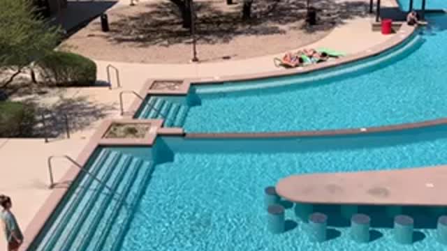 College pool at Texas state