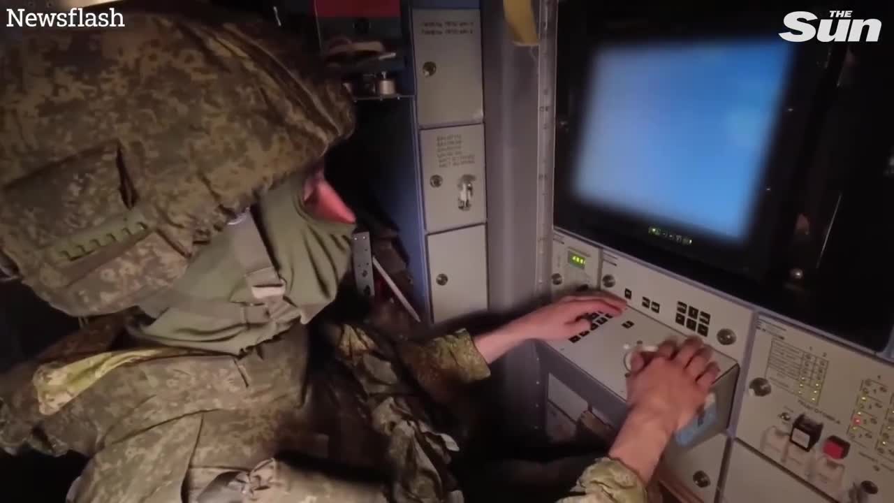 Russian air defence system takes out Ukrainian drone