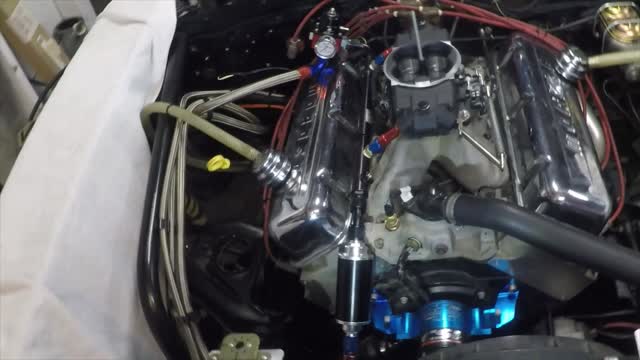 ZZ 502 67 Camaro Holley Sniper FI install