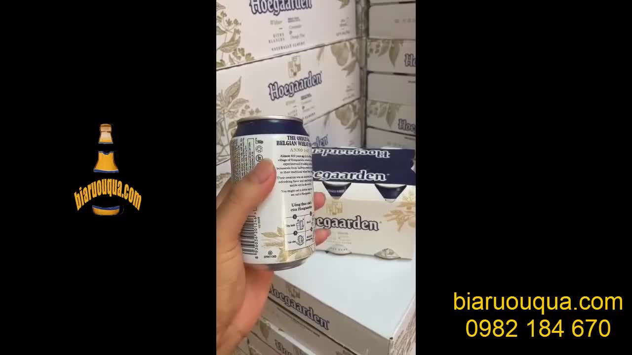 Bia lon Hoegaarden 330ml giá bao nhiêu? Mua ở đâu giá rẻ?