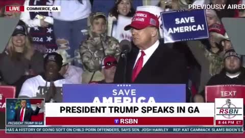 Trump says that he is President - 3/22