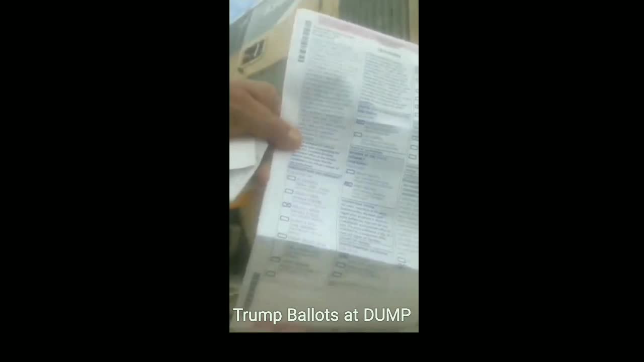 Trump Ballots Found at California LANDFILL!