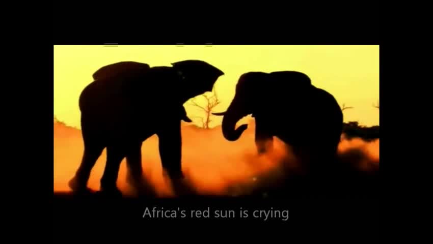 Africa's red sun