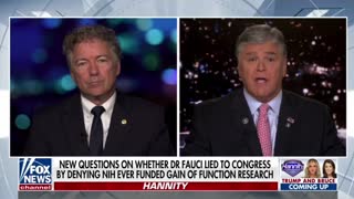 Sen. Rand Paul discusses the latest surrounding Dr. Fauci and funding coronavirus research