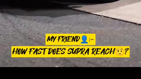 |SUPRA SPEED 🔥|wait for end❗