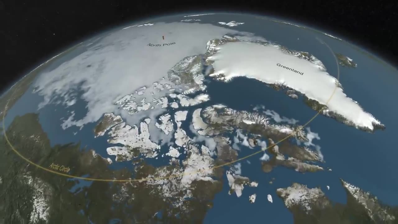 NASA ll Massive Crater Discovered Under Greenland Ice