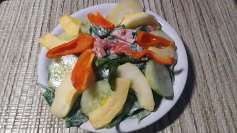 Salad from my own garden