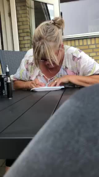 My mother began to brush her nail polish but she hates if you touch her nails