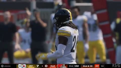 Madden NFL 25 - Pittsburgh Steelers vs Cleveland Browns - Gameplay (PS5 UHD) [4K60FPS]