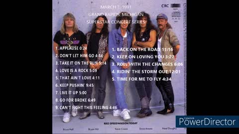 REO Speedwagon Live March 2, 1991 Grand Rapids, MI