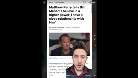 DOWN THE RABBIT HOLE WITH MATTHEW PERRY AS "MATTMAN"