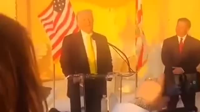 Trump on Biden Falling up the stairs