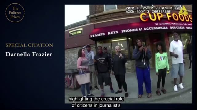 Teen who filmed George Floyds death wins special Pulitzer