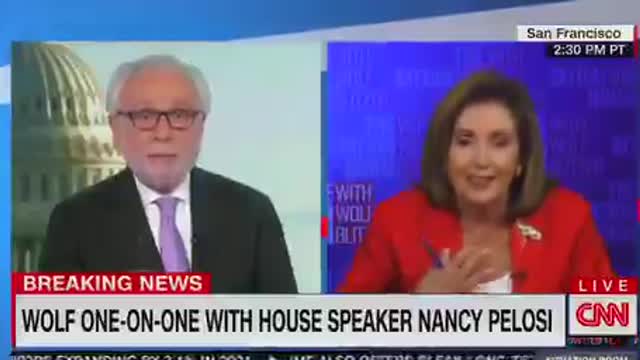 @DNC Nancy Condescending Attitude at Wolf