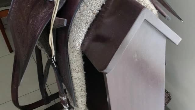 Hand made Spanish saddle