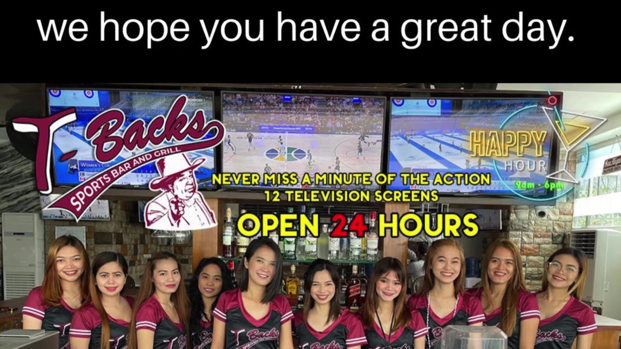 T-Backs Sports Bar and Grill Sports Schedule and Sliders special for Thursday March 28, 2024