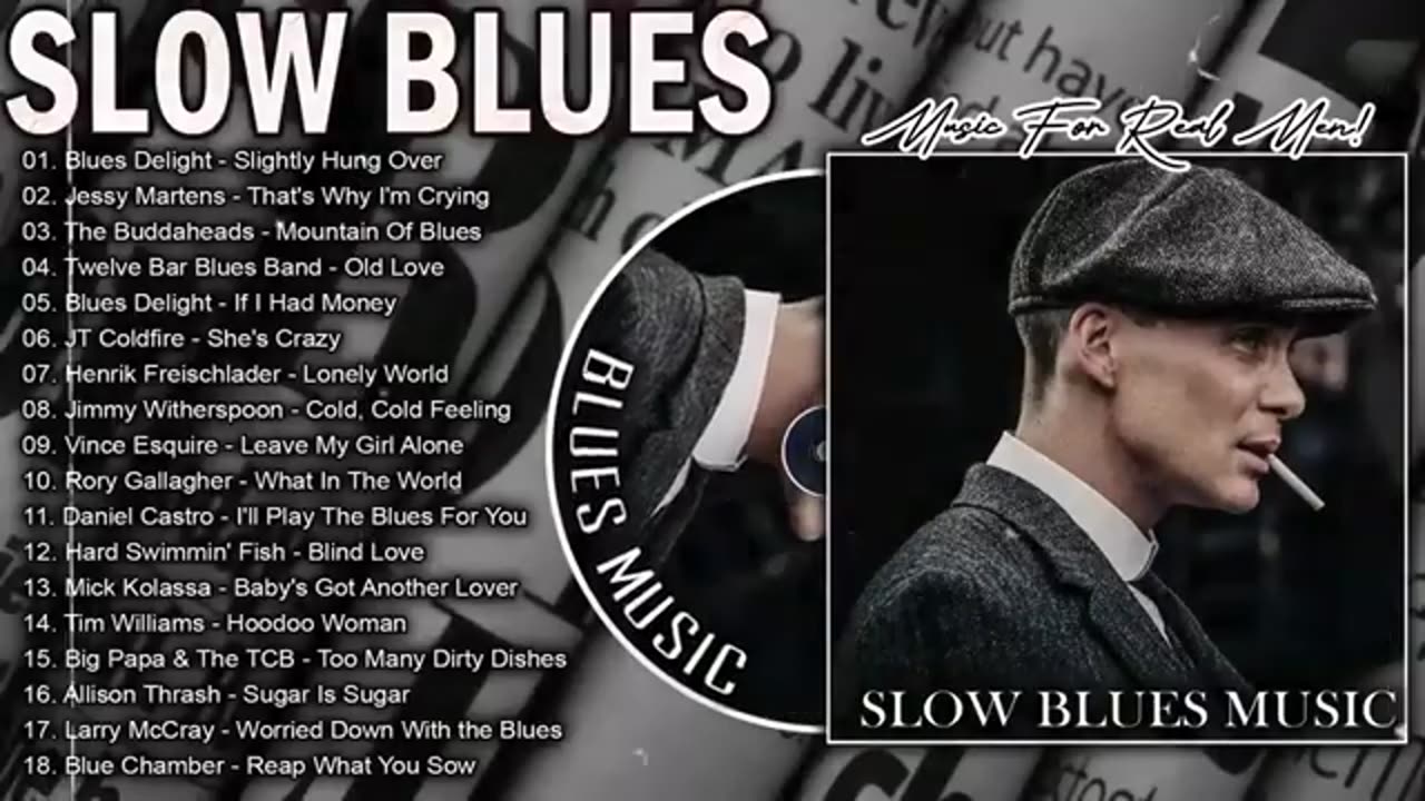 The Best Slow Blues Songs Ever🌹 Best Relaxing Blues Music 2023🌹