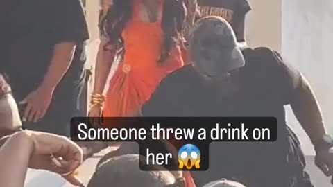 Someone Threw A drink on Cardi B😢😱