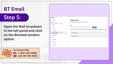 How to Block Emails On BT Mail ?