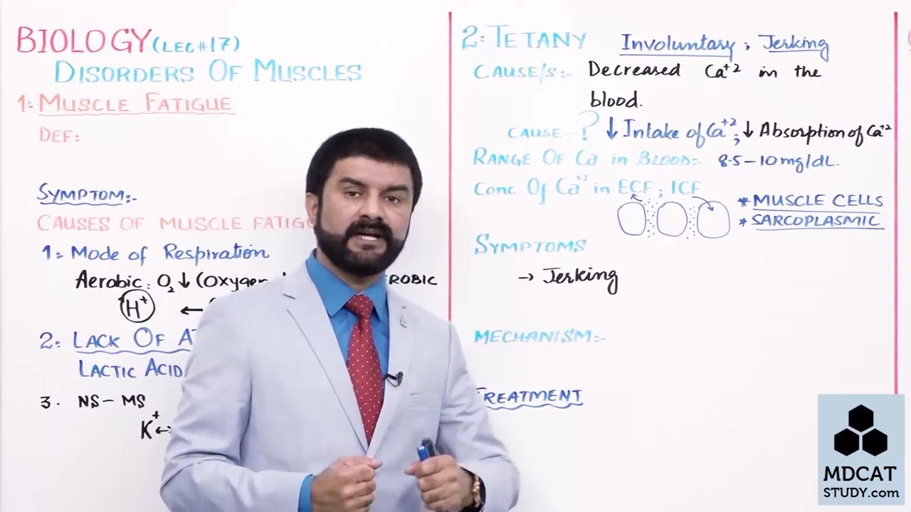 LEC#17 DISORDERS OF MUSCLES