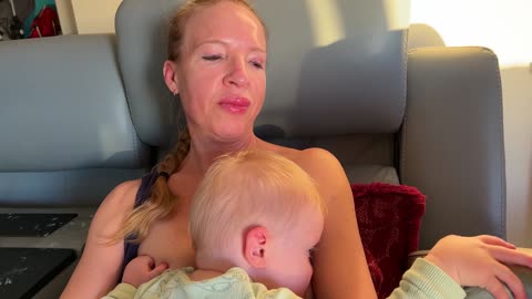 WINTER'S EARLY AFTERNOON BREASTFEED//