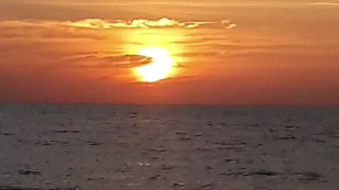 Sunset in Seychelles