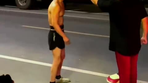 actual street fighting, please do not imitate dangerous moves.