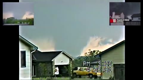 Wichita - Andover, Kansas 4/26/1991 F5 Tornado - Synced Multicam