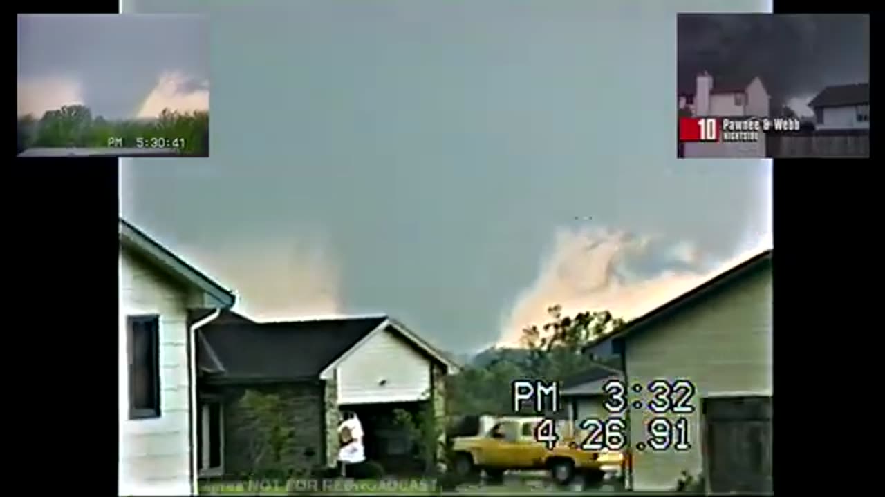Wichita - Andover, Kansas 4/26/1991 F5 Tornado - Synced Multicam