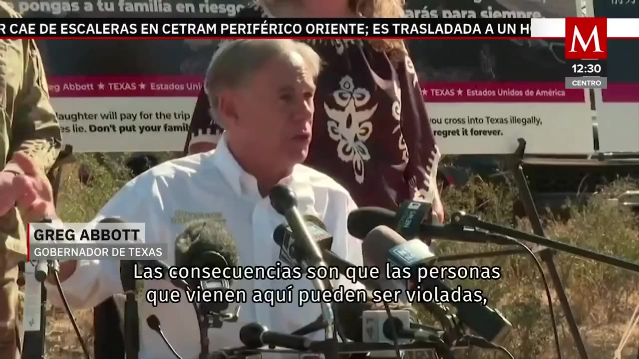 Gregg Abbott lanza polémica campaña contra migración con advertencias de abuso sexual