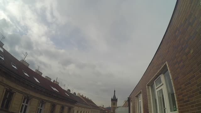Czech Republic Prague Praha SKY View time lapse