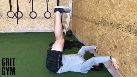 Wall Push Leg Lowering