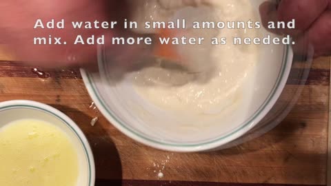 Mixing Soft Batter for Chinese Deep-fry Recipes