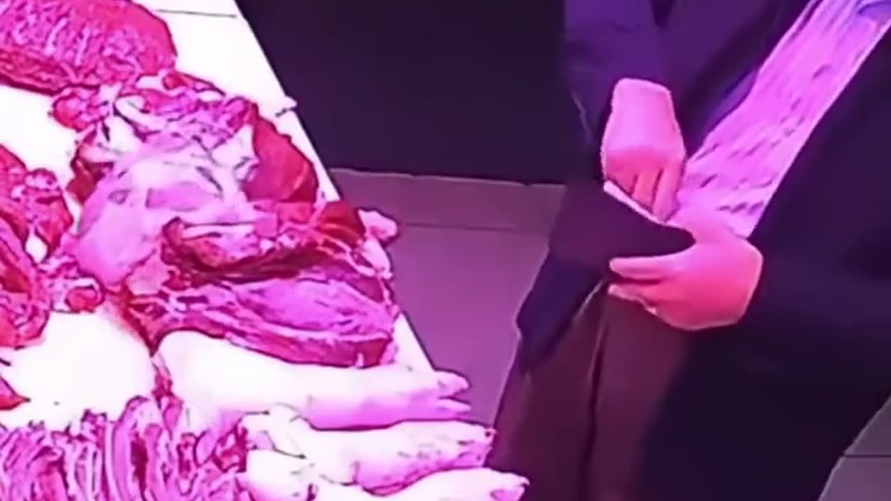 Buying and stealing meat at the same time