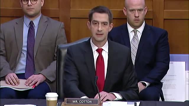 Day 2 Sen Tom Cotton Questions SCOTUS Nominee Ketanji Brown Jackson