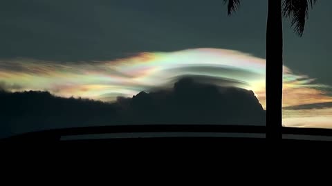 Incredible Rainbow Cloud In China