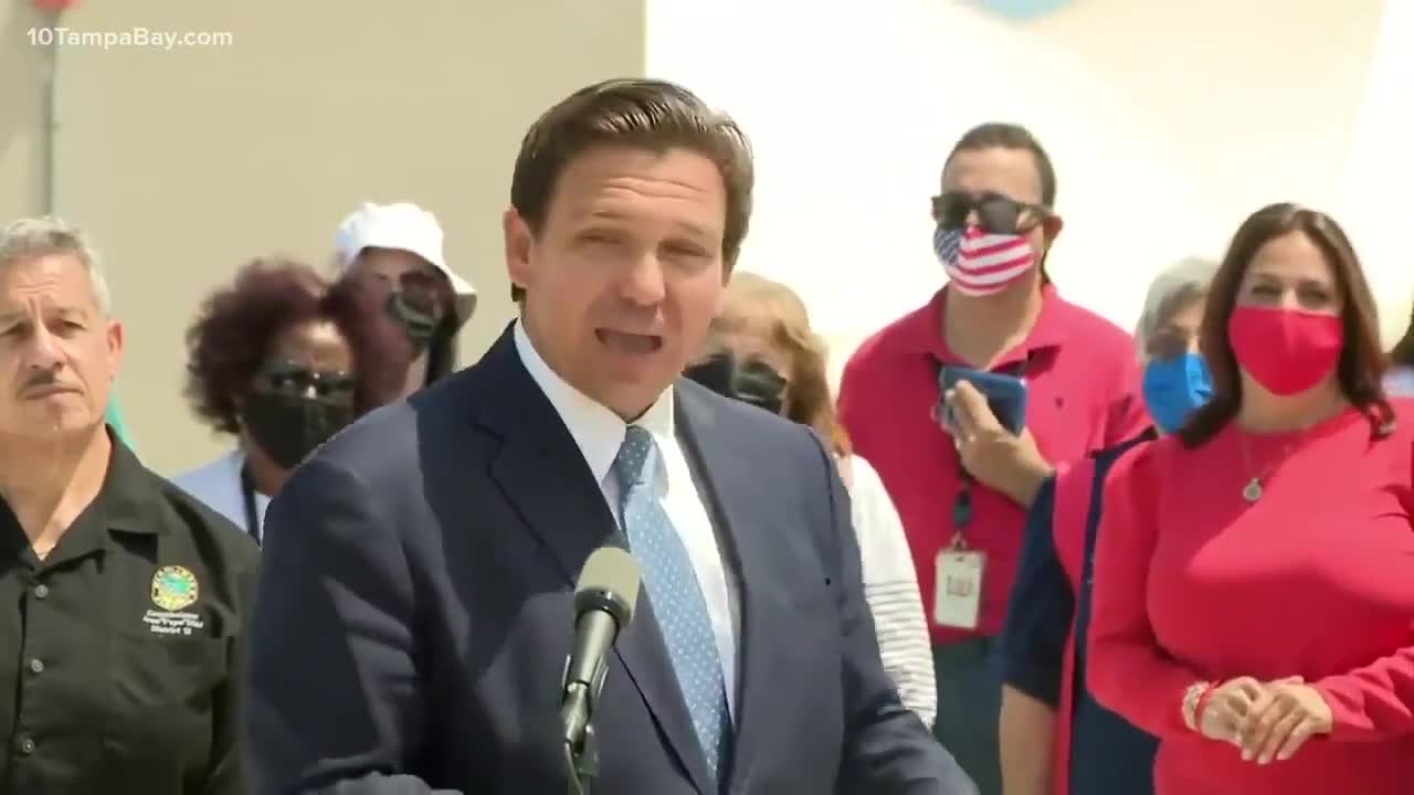 Ron Desantis Calls Out '15 Days to Flatten' (DESTROY) People's Lives & Businesses