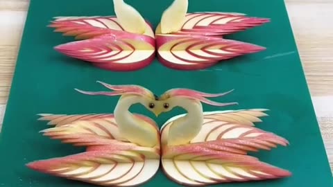 Amazing Fruits Cutting Art Videos Cutting Apple Fruit With Unique Style