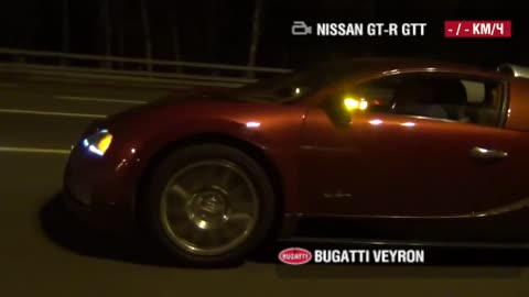 Bugatti vs Nissan GTR