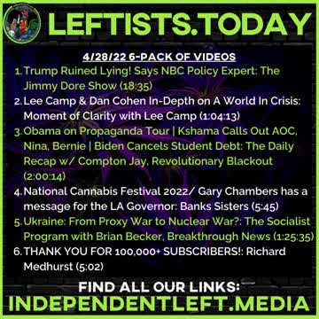 Trump Ruined Lying! Says NBC Policy Expert | Obama on Propaganda Tour | 4/28 Leftists.today