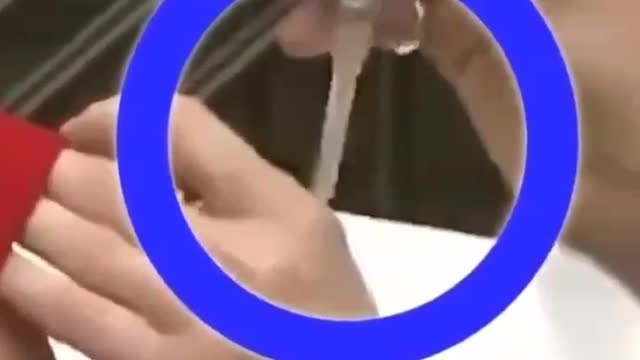 More fake jabs live on tv....