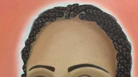 Final layer of Marissa’s portrait