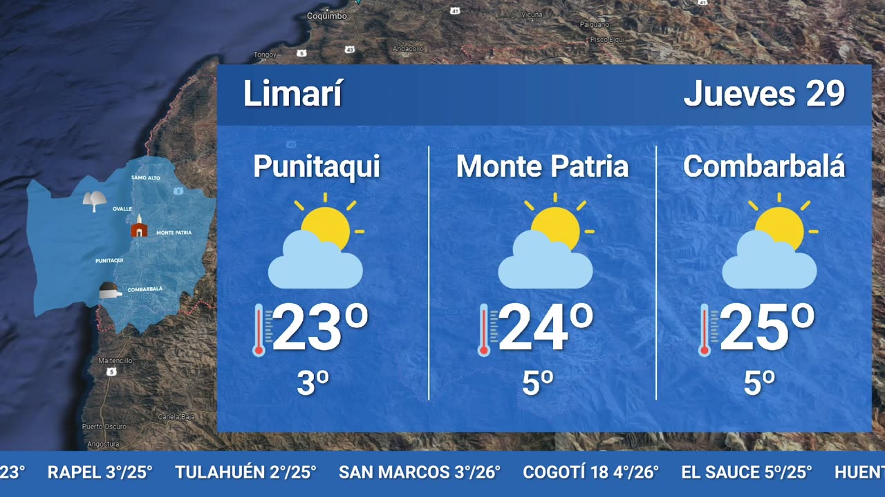 EL TIEMPO EN LA REGIÓN - MIÉRCOLES 28 DE JUNIO