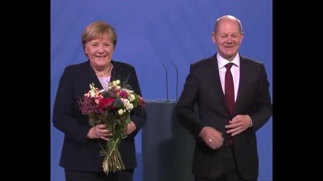 German Chancellor officially handed over