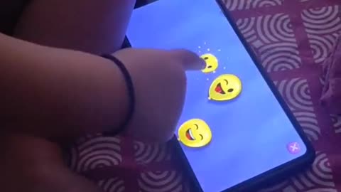 Baby Playing a cute mobile game 🎮