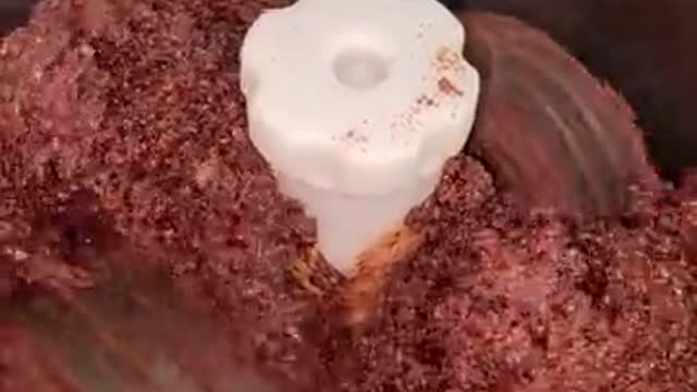 Grinding And Mixing Chocolate Flavor Flat Rice