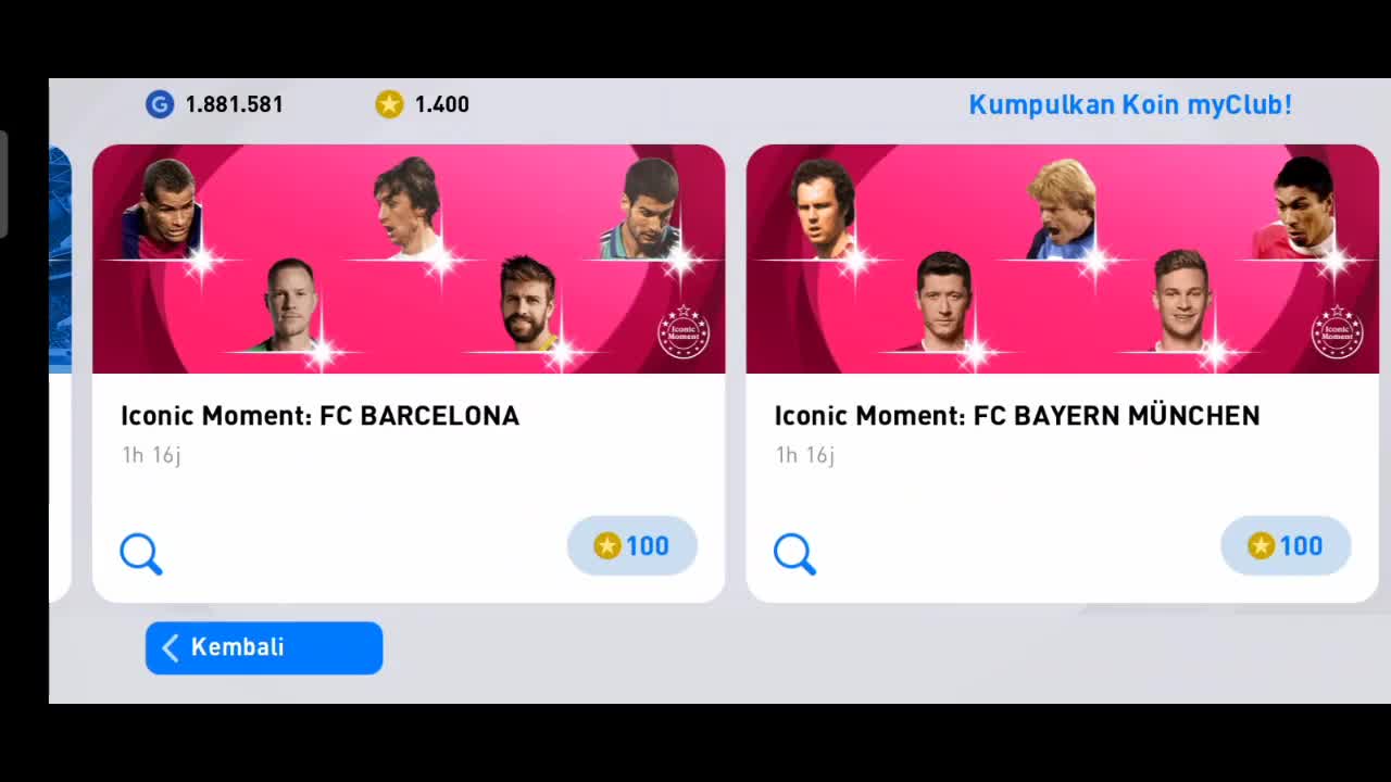 1000 Coins for ICONIC MOMENT (C.SONGKRASIN) #PES #PES_MOBILE #PES_2021 #EFOOBALL #KONAMI #ZONKKK