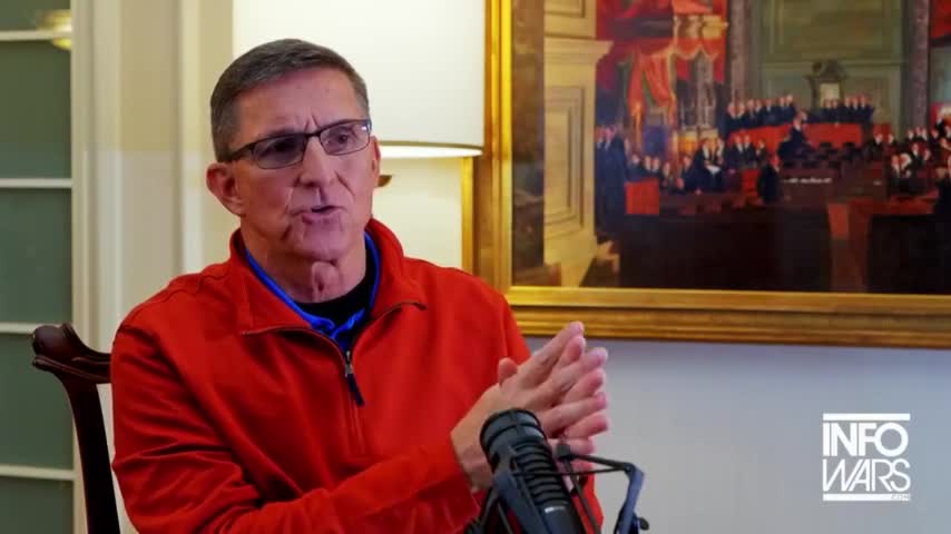 Alex Jones interviews General Michael Flynn night prior J6 January 5, 2021