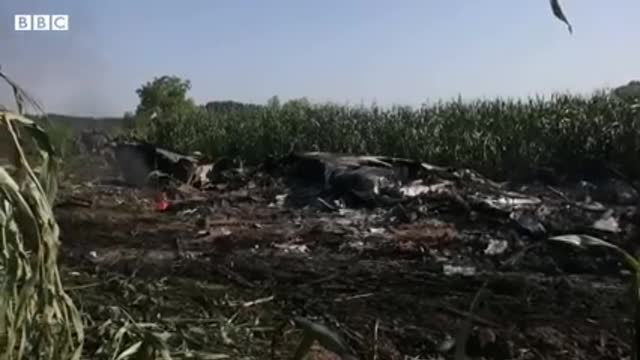 A weapon filled Cargo plane crashes in Greece