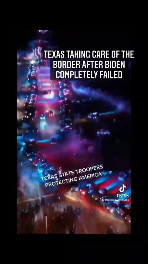 TEXAS STATE TROOPERS TAKING CARE OF THE BORDER AFTER BIDAN COMPLETELY FAILED